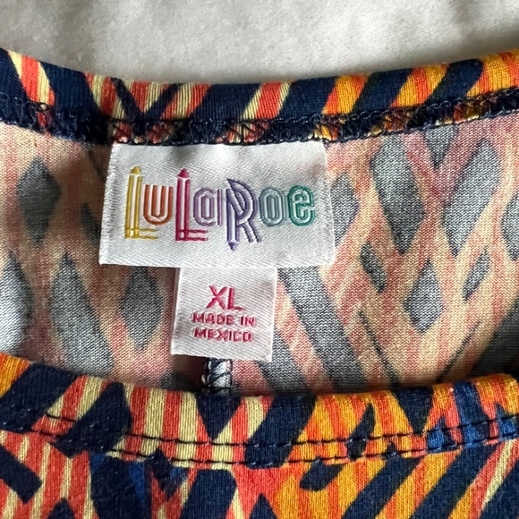 LuLaRoe Carly Dress Multicolored - Picture 3 of 3